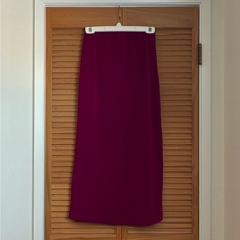 Esprit Magenta Midi Skirt - Picture 3 of 6